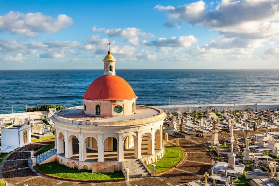 Porto Rico — Vieux fort face à l'océan